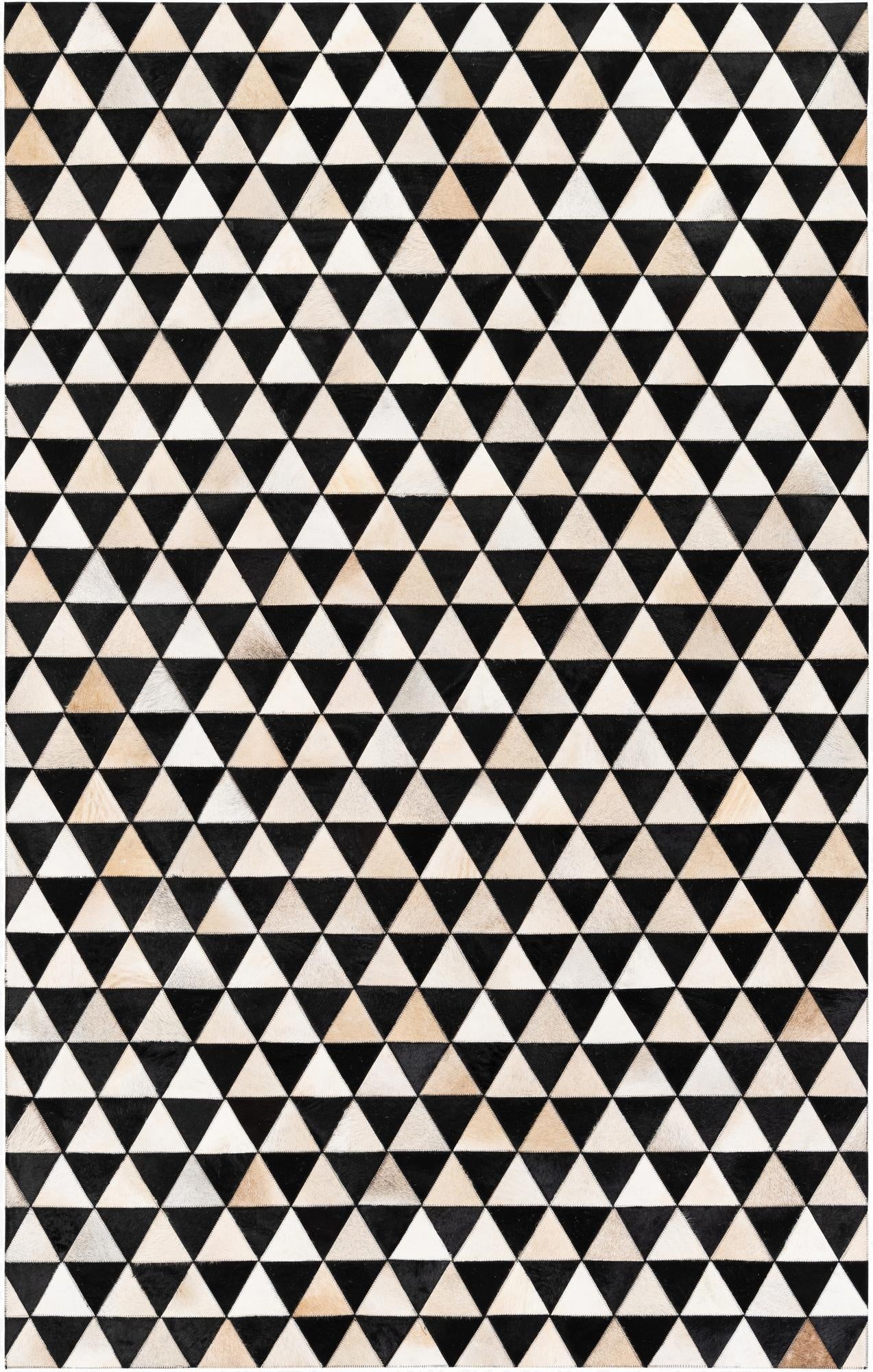 5' 1 x 8' 1 Cowhide Stocks Rug