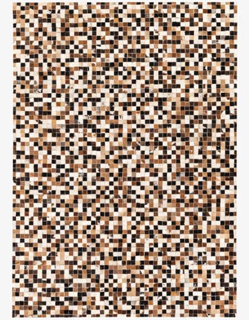 5' 5 x 7' 7 Cowhide Stocks Rug