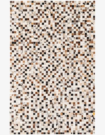 5' x 7' 10 Cowhide Stocks Rug