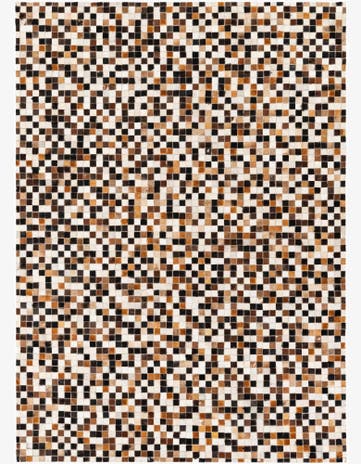 5' 6 x 7' 8 Cowhide Stocks Rug