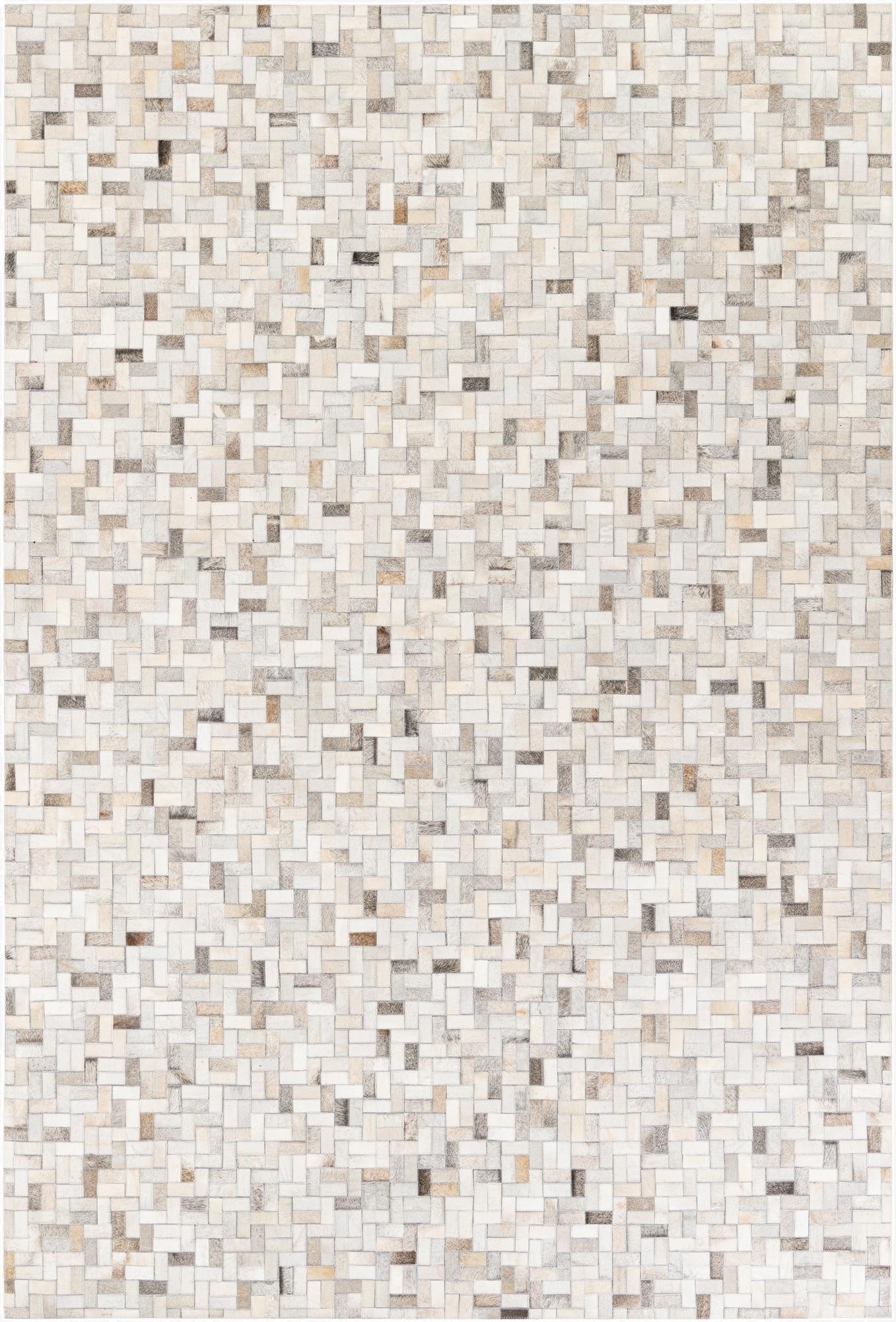 6' 8 x 9' 10 Cowhide Stocks Rug