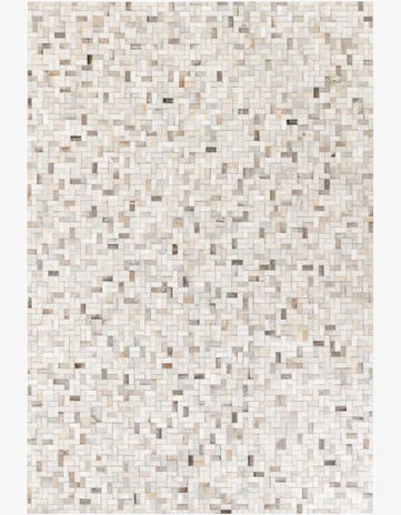 6' 8 x 9' 10 Cowhide Stocks Rug