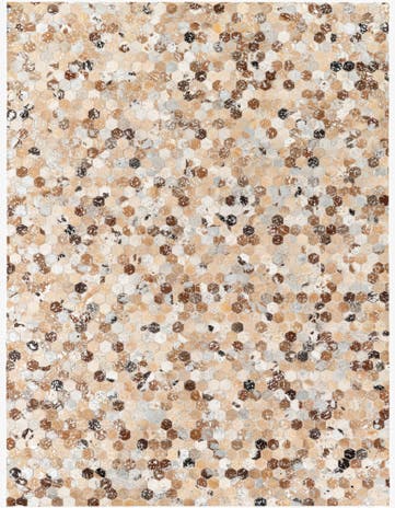 5' 5 x 7' 6 Cowhide Stocks Rug