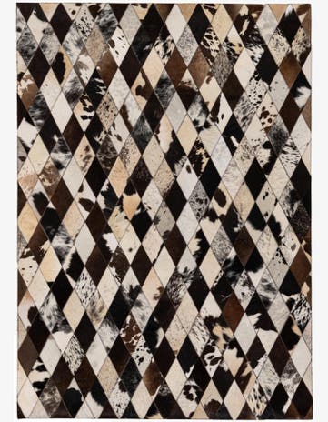 4' x 5' 10 Cowhide Stocks Rug