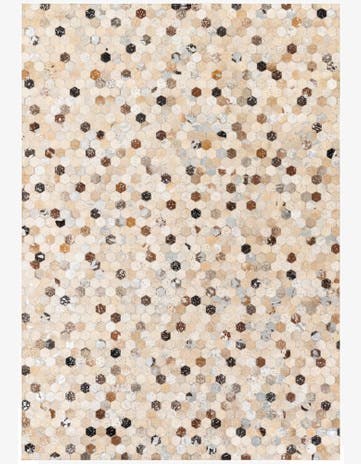 5' 4 x 7' 7 Cowhide Stocks Rug