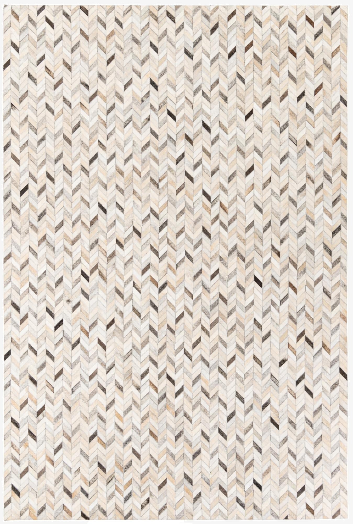 6' 7 x 9' 10 Cowhide Stocks Rug