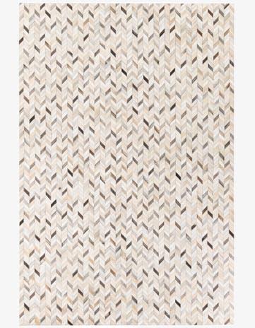 6' 7 x 9' 10 Cowhide Stocks Rug