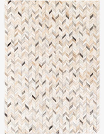 4' 8 x 6' 6 Cowhide Stocks Rug