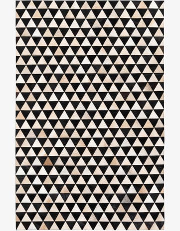 5' 2 x 8' Cowhide Stocks Rug