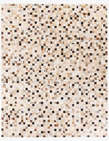 8' 1 x 9' 11 Cowhide Stocks Rug