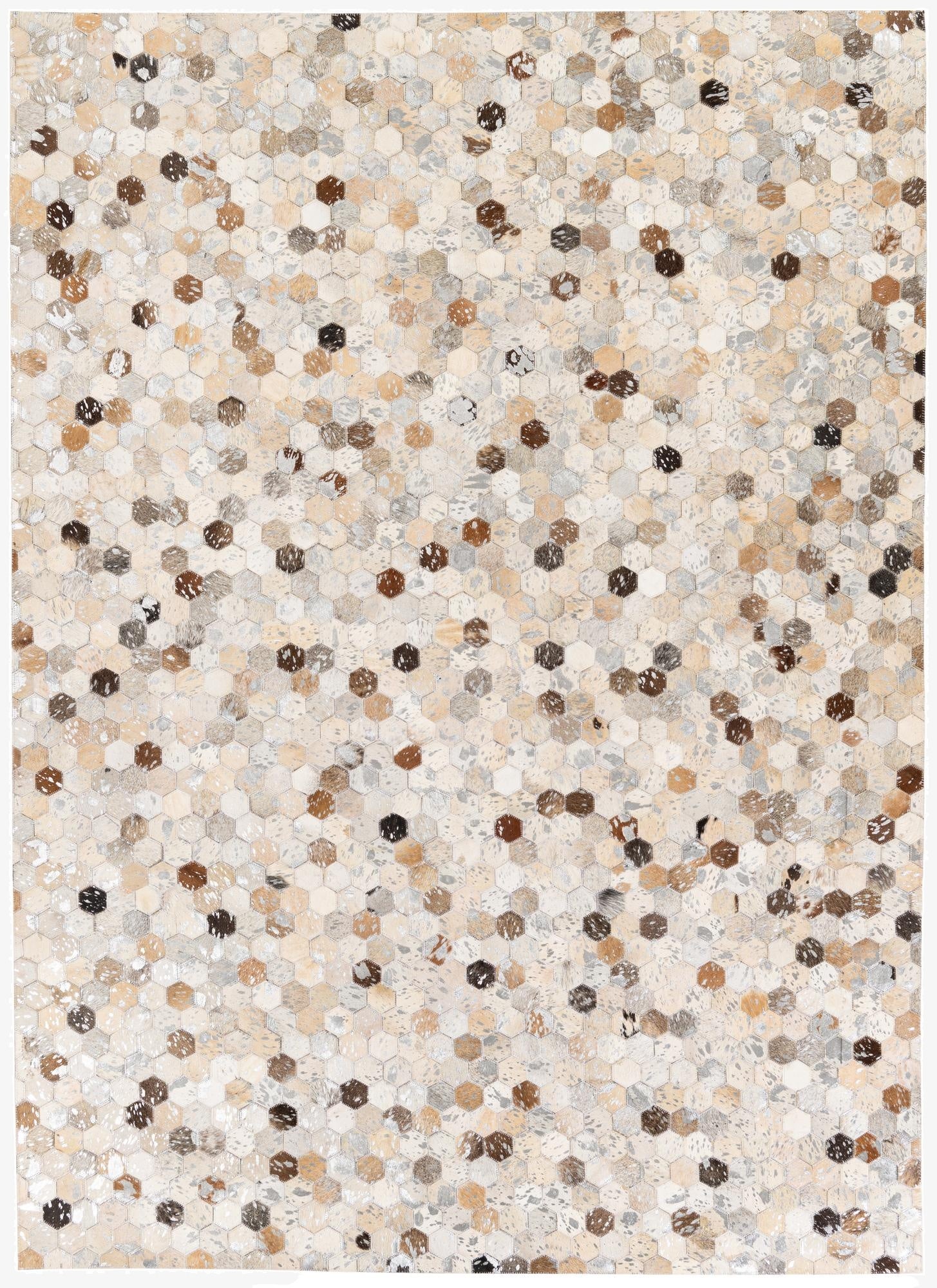5' 4 x 7' 5 Cowhide Stocks Rug