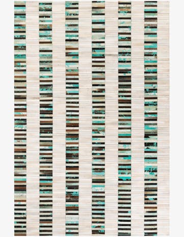 6' x 9' 1 Cowhide Stocks Rug