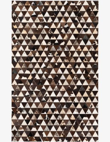 5' x 8' 1 Cowhide Stocks Rug