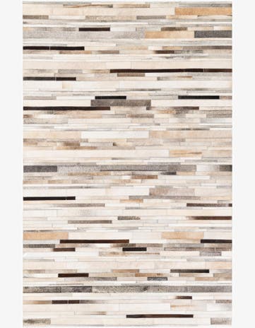 5' 1 x 7' 11 Cowhide Stocks Rug