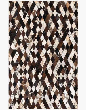 5' 2 x 8' 2 Cowhide Stocks Rug