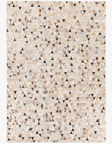 5' 4 x 7' 7 Cowhide Stocks Rug