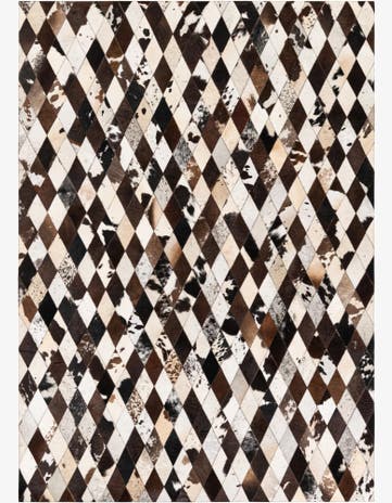 5' 8 x 7' 11 Cowhide Stocks Rug