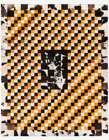 8' x 10' Cowhide Stocks Rug