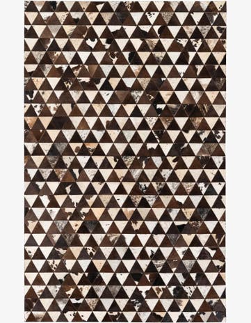 5' x 8' Cowhide Stocks Rug