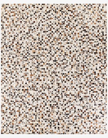 8' 1 x 10' Cowhide Stocks Rug