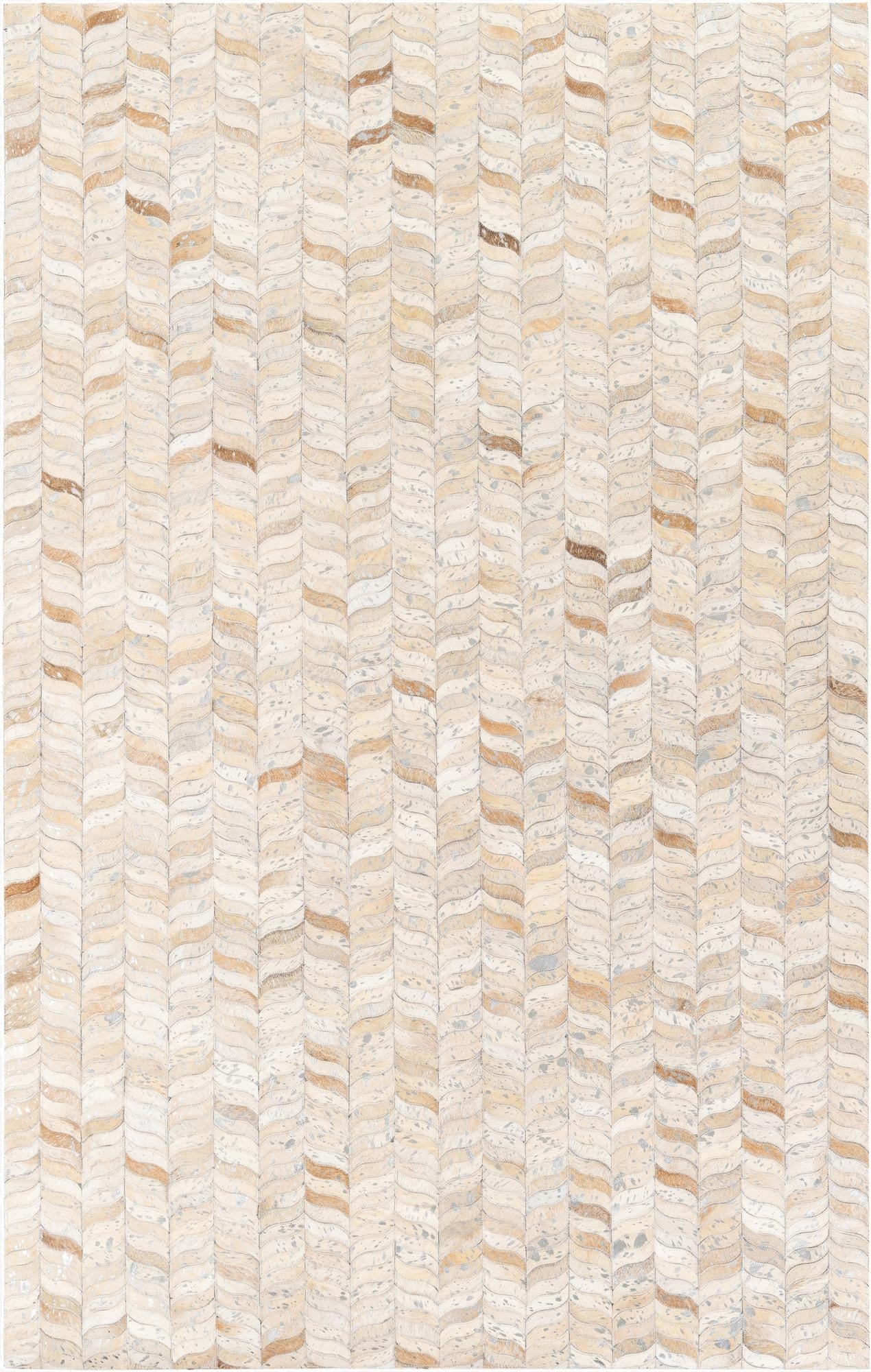 5' x 8' Cowhide Stocks Rug