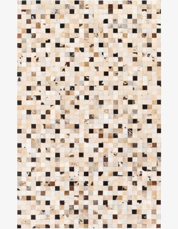 5' x 7' 11 Cowhide Stocks Rug