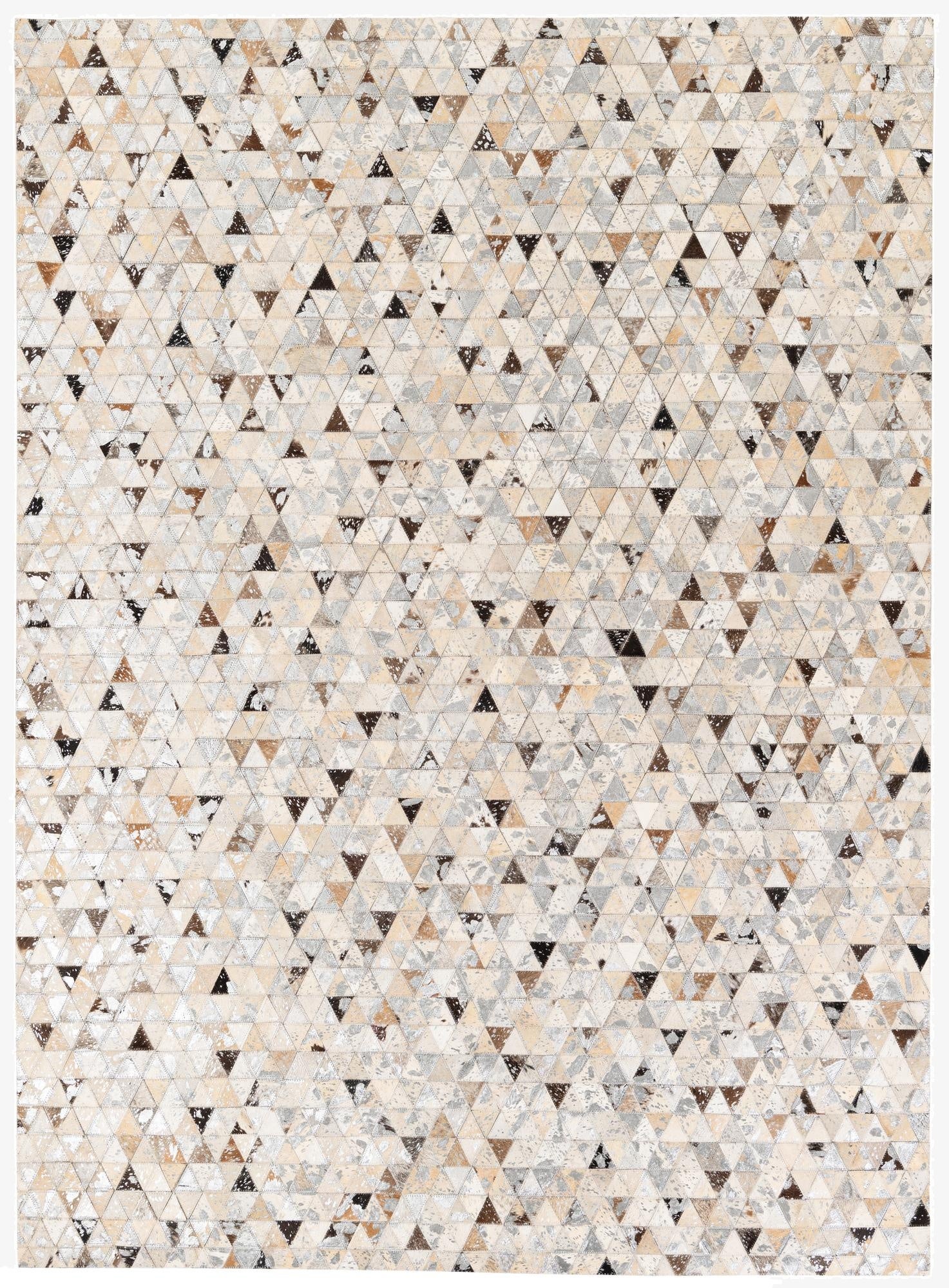 5' 4 x 7' 5 Cowhide Stocks Rug