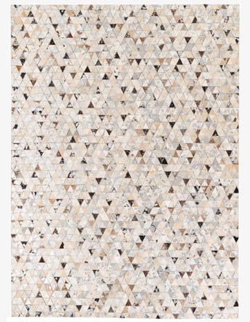 5' 4 x 7' 5 Cowhide Stocks Rug