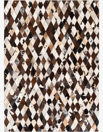 5' 8 x 7' 11 Cowhide Stocks Rug