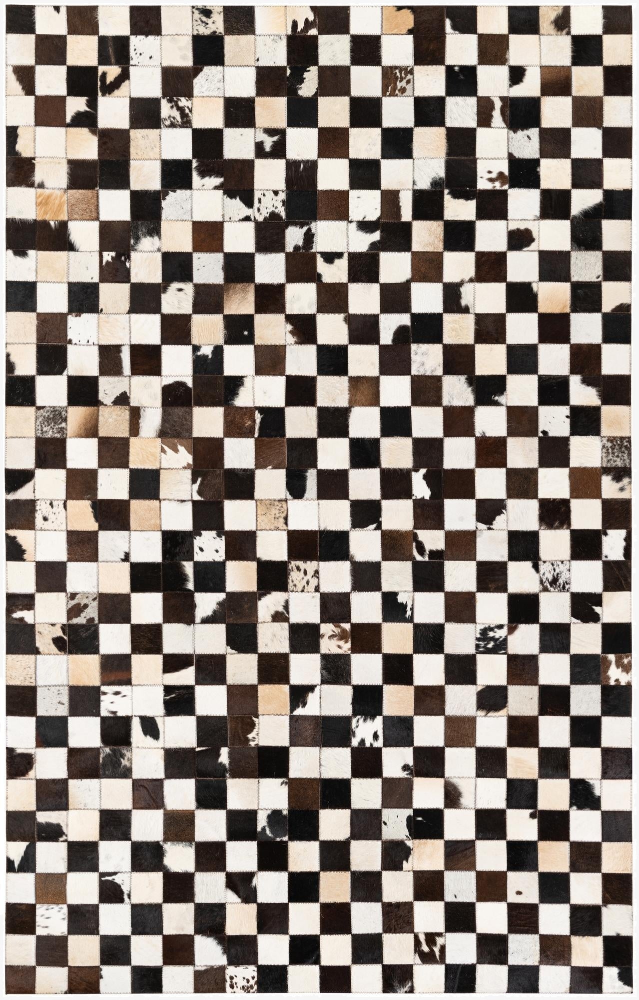 5' x 7' 11 Cowhide Stocks Rug