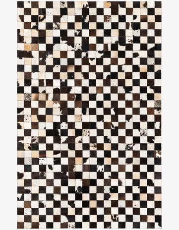 5' x 7' 11 Cowhide Stocks Rug