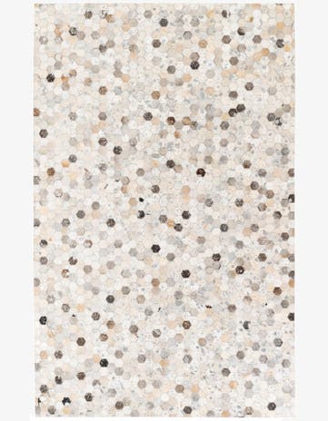 5' 1 x 8' 2 Cowhide Stocks Rug