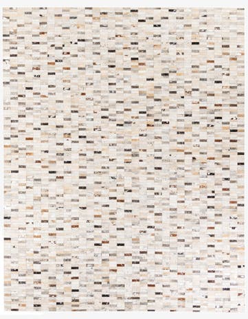 7' 11 x 9' 11 Cowhide Stocks Rug