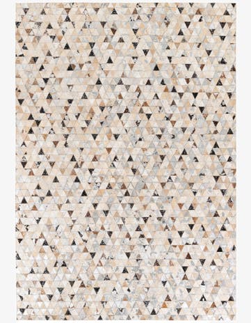 5' 3 x 7' 6 Cowhide Stocks Rug