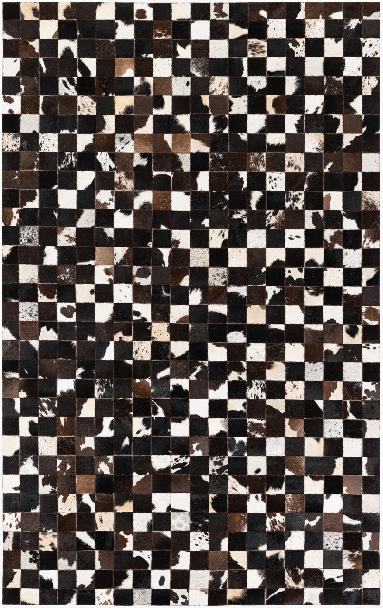 5' x 8' Cowhide Stocks Rug