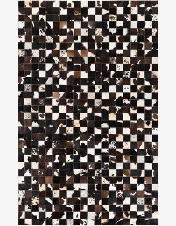 5' x 8' Cowhide Stocks Rug