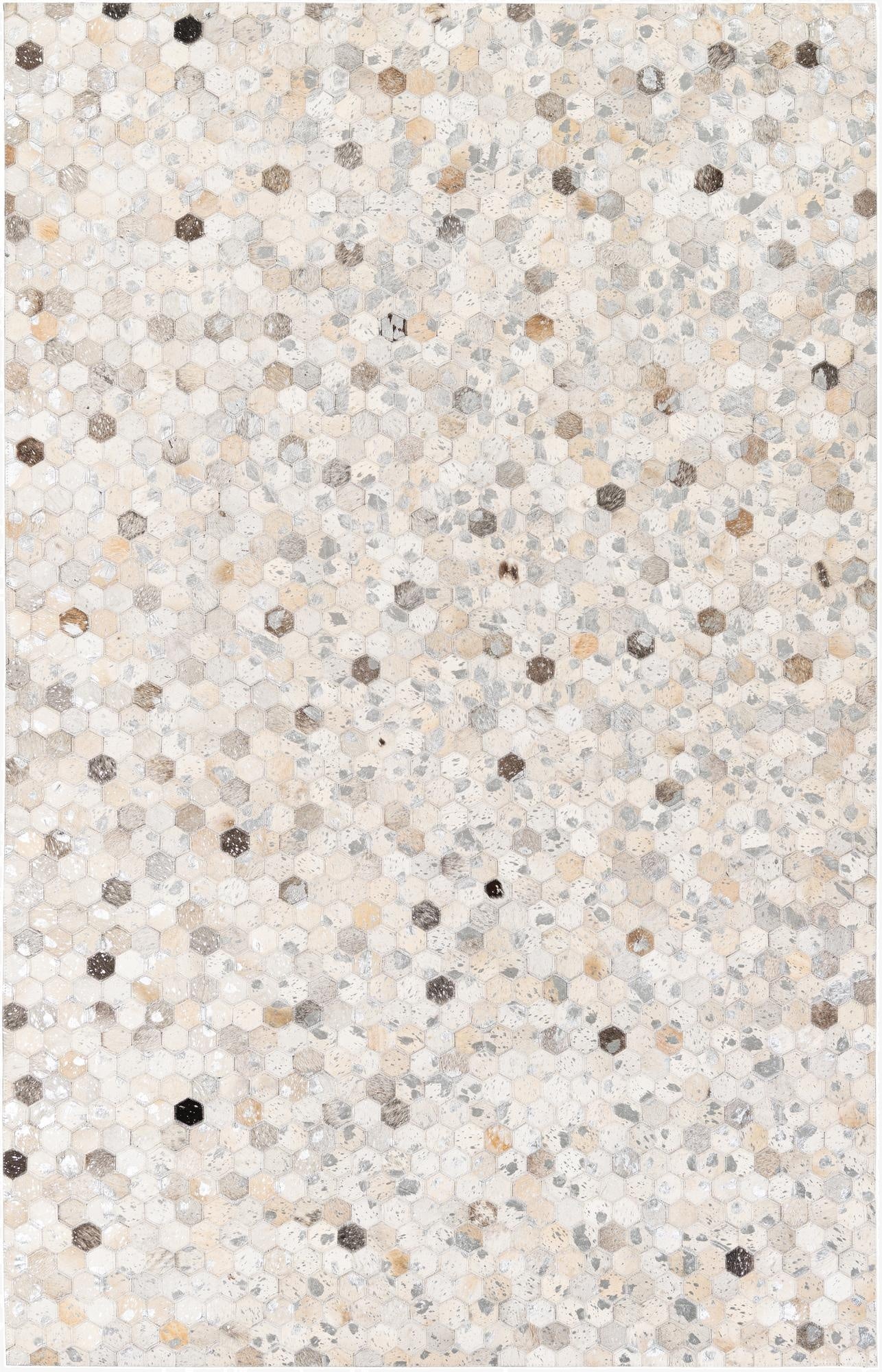 5' 1 x 8' 1 Cowhide Stocks Rug