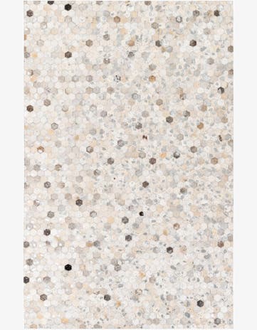 5' 1 x 8' 1 Cowhide Stocks Rug