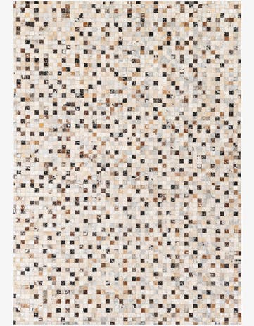 5' 3 x 7' 6 Cowhide Stocks Rug