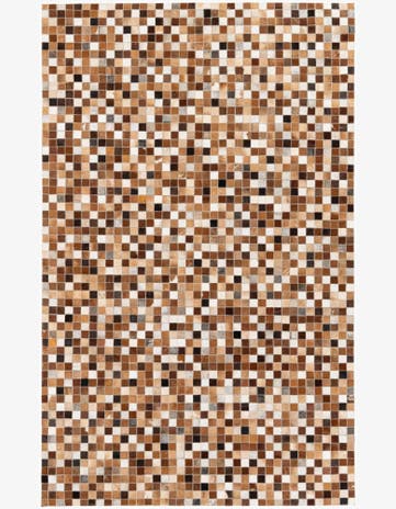 5' x 8' Cowhide Stocks Rug