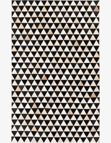 5' 1 x 8' 2 Cowhide Stocks Rug