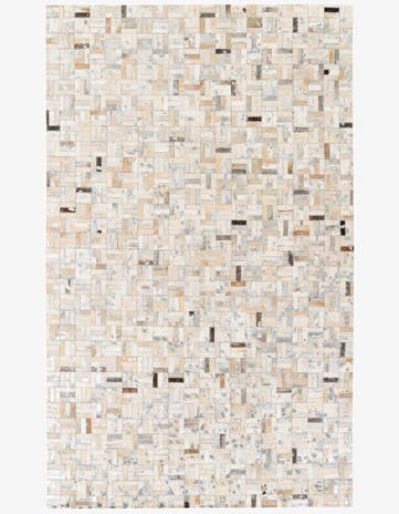 5' x 8' 1 Cowhide Stocks Rug