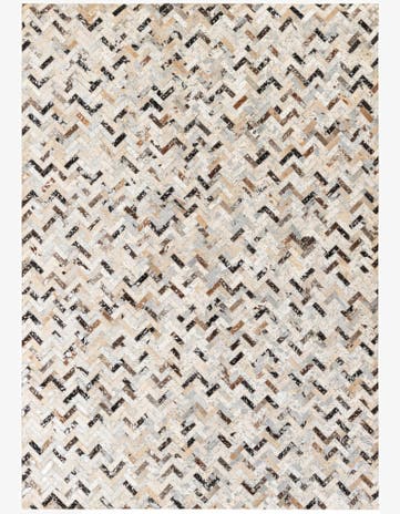 5' 4 x 7' 6 Cowhide Stocks Rug