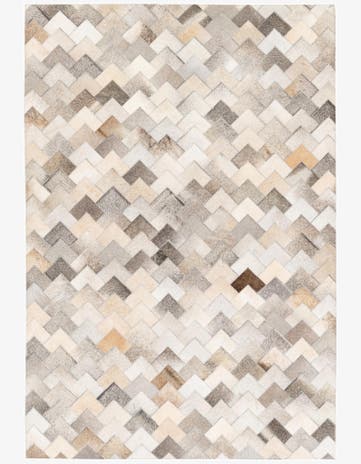 4' 1 x 6' Cowhide Stocks Rug