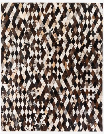 8' 1 x 10' 2 Cowhide Stocks Rug