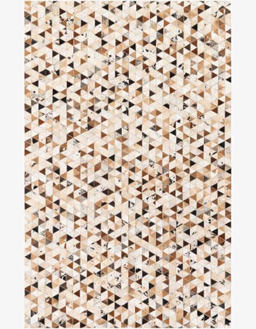 5' 1 x 7' 11 Cowhide Stocks Rug