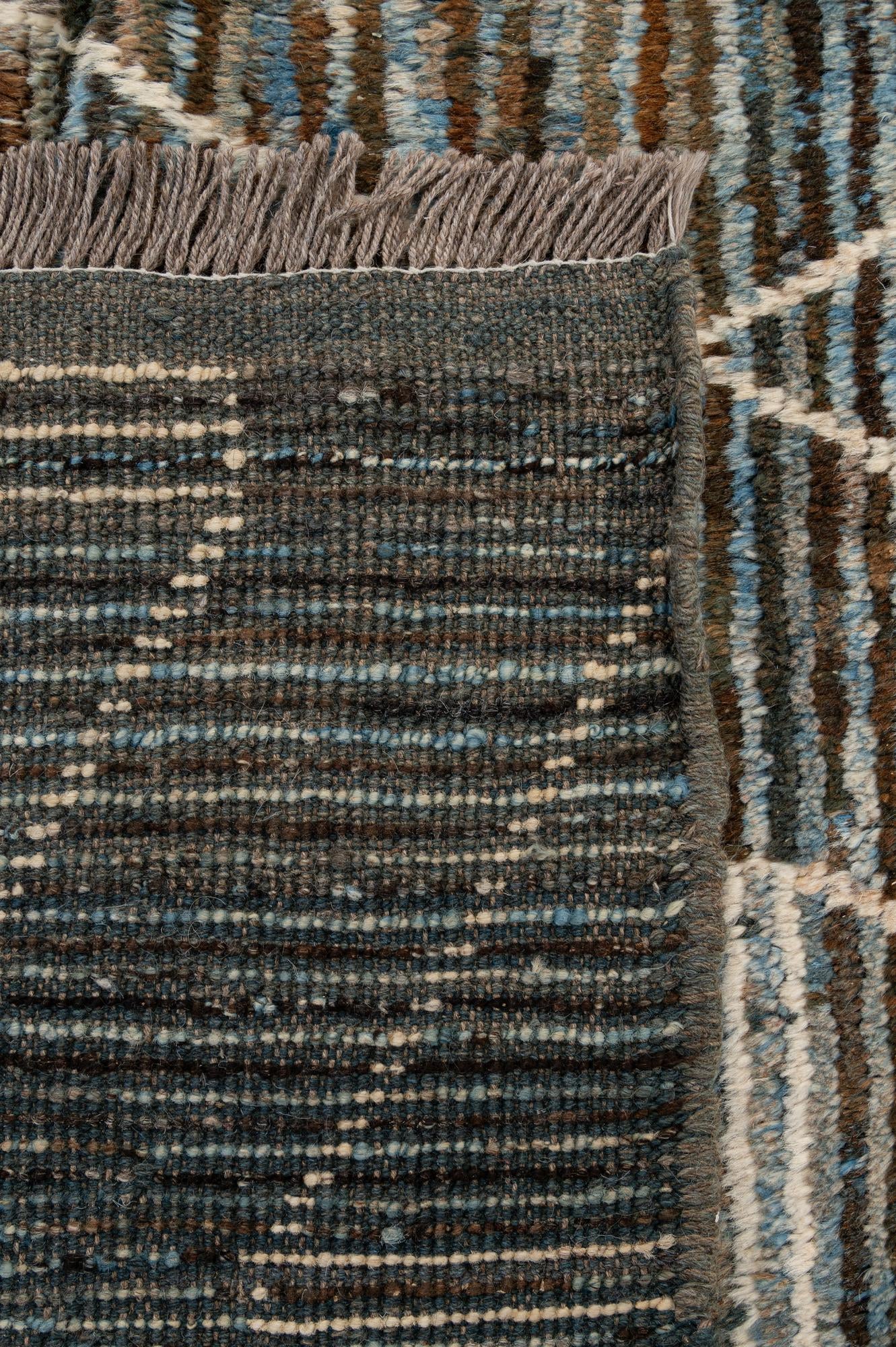 6' 7 x 9' 7 Hand Knotted Darya Wool Rug