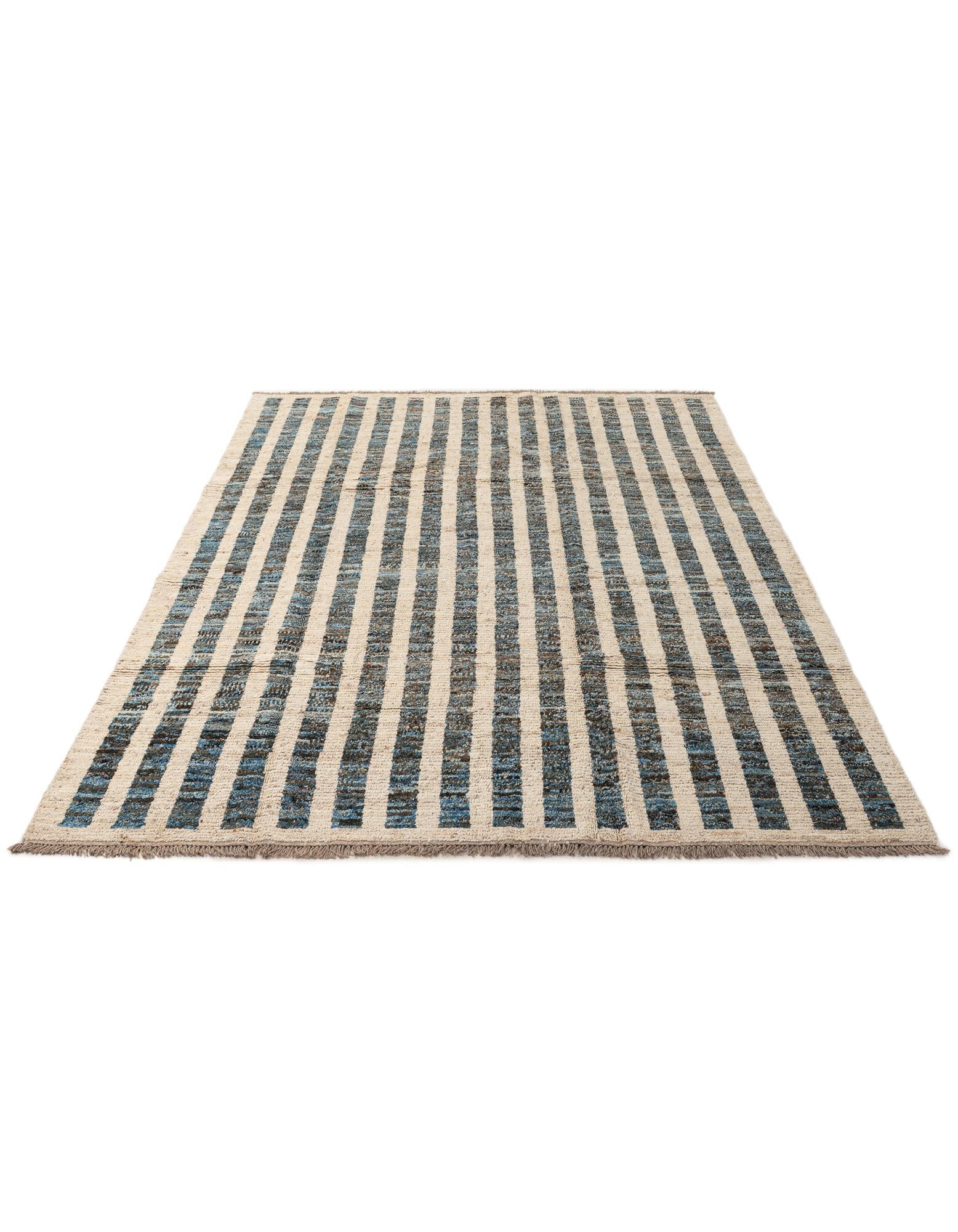 6' 11 x 9' 8 Hand Knotted Darya Wool Rug