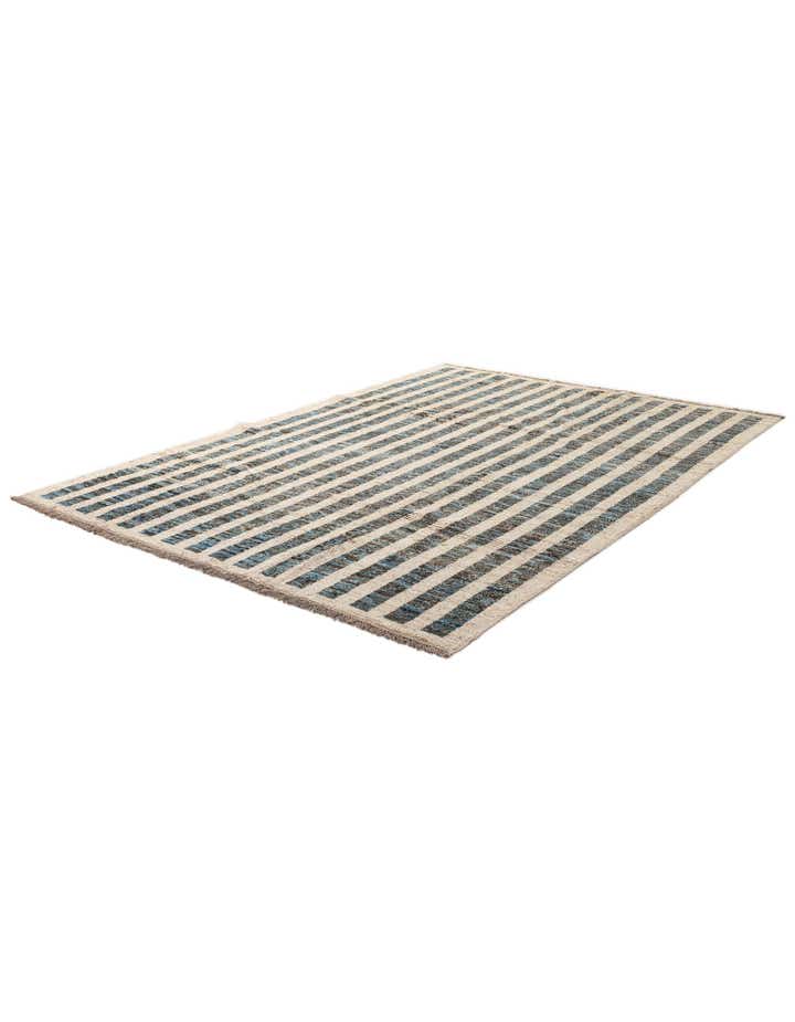 6' 11 x 9' 8 Hand Knotted Darya Wool Rug