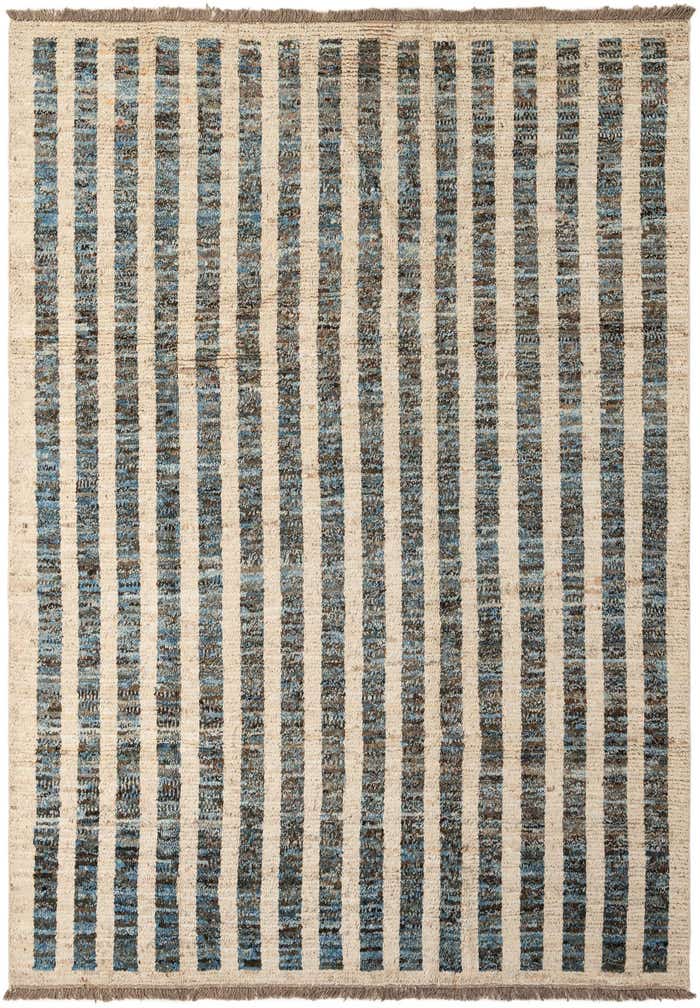 6' 11 x 9' 8 Hand Knotted Darya Wool Rug